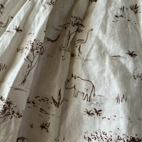 NEW Rylee + Cru Jolene Dress In Safari Toile - Picture 5 of 11
